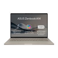 ASUS Zenbook A14/UX3407QA-OLED305W/SD-X1-26-100/14"/WUXGA/32GB/1TB SSD/Adreno/W11H/Brown/2R