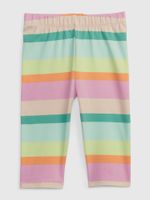 GAP Kids Striped Organic Capri Leggings - Girls