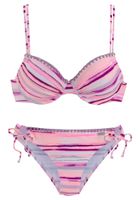 VENICE BEACH Bikini  pastelno plava / tamno ljubičasta / marelica