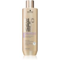 Schwarzkopf Professional Blondme Cool Blondes Shampoo zum Neutralisieren von Gelbstich für blondes und meliertes Haar 300 ml