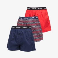 Μποξερ Hugo Boss Woven Boxer 3-Pack Multicolor S