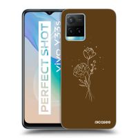 ULTIMATE CASE pro Vivo Y33s - Brown flowers