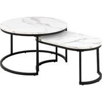 MID.YOU SADA KONFERENČNÝCH STOLÍKOV, biela, farba javora, 70/70/42 cm