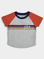 Baby tričko GAP Logo ív raglan póló