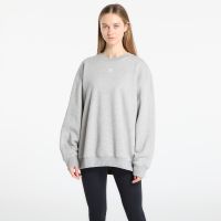 Φούτερ adidas Essentials Fleece Long Oversized Crew Sweatshirt Medium Grey Heather S