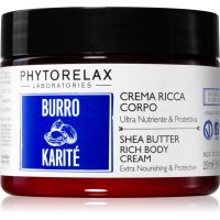 Phytorelax Laboratories Shea Butter поживний крем для тіла з бамбуковою олійкою 250 мл