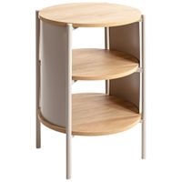 PRÍRUČNÝ STOLÍK, farba duba, kašmírová