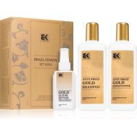 Brazil Keratin Set Gold darilni set za neobvladljive lase