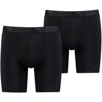 Puma MICROFIBER LONG BOXER 2P Мъжки боксерки, черно, размер