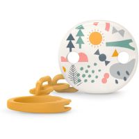 Suavinex Walk Soother Clip držalo za dudo Yellow 1 kos