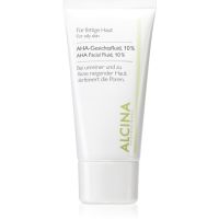 Alcina For Oily Skin Gesichtsfluid mit AHA Säuren 10% 50 ml