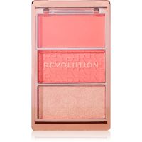 Makeup Revolution Blush Icon Palette палетка рум'ян відтінок Authentic Peach 9.8 гр