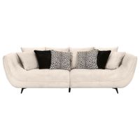 Stylife VEĽKÁ POHOVKA, textil, krémová, čierna, biela