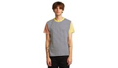Dedicated T-shirt Stockholm Block Stripes Multi Color Pánske - Tričká Dedicated - Viacerofarebná - 18549-XL - Size: XL