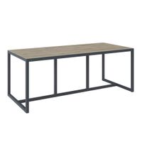 Ambia Garden ZÁHRADNÝ STÔL, kov, sklo, 200/90/76 cm