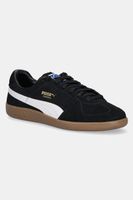 Puma sneakers din piele intoarsă Handball barbati, culoarea negru, 106695