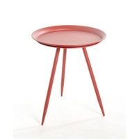 PRÍRUČNÝ STOLÍK, červená