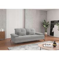 Sit & More TROJMIESTNA POHOVKA, textil, svetlosivá