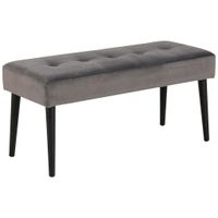 Livetastic TABURETOVÁ LAVICE, kov, textil, 95/45/38 cm