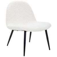 Livetastic KŘESLO, dřevo, kov, textil, černá, béžová