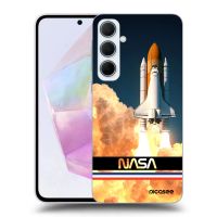 Silikónový čierny obal pre Samsung Galaxy A35 5G A356B - Space Shuttle