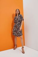 WOMEN'S DRESS L-SU-4009 BLACK