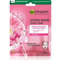 Garnier Skin Naturals Hydra Bomb платнена маска с озаряващ ефект 28 гр.