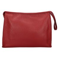 Női bőr crossbody kézitáska Italia Gisell - sötétvörös
