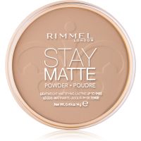 Rimmel Stay Matte púder árnyalat 010 Warm Honey 14 g