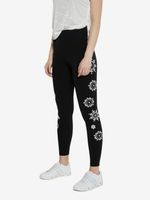 Desigual Legging Mandala Swiss Embro Legging Schwarz