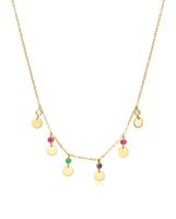 Viceroy Pozlacený náhrdelník s přívěsky Trend 13006C100-59