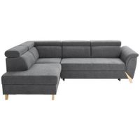 Stylife ROHOVÁ SEDAČKA, textil, tmavě šedá