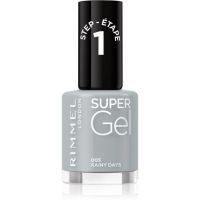 Rimmel Super Gel Gel-Lack für Fingernägel - keine UV/LED Lampe erforderlich Farbton 005 Rainy Days 12 ml