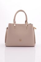 DGN 10013 Women's Zipper Bag Beige