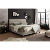 MID.YOU AMERICKÁ POSTEL, 180/200 cm, pískové barvy