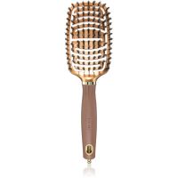 Olivia Garden Expert Flex плоска четка с косми от глиган Gold&Brown 1 бр.