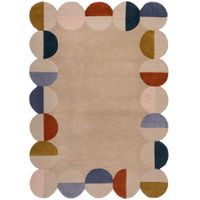 Flair Rugs VLNENÝ KOBEREC, 160/230 cm béžová, hrdzavá