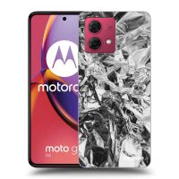 Silikónový čierny obal pre Motorola Moto G84 5G - Chrome