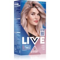 Schwarzkopf LIVE Lightener & Twist Permanent-Haarfarbe zur Aufhellung der Haare Farbton 104 Cool Lilac 1 St.