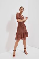 Marisse Women's Dress L-Su-4020 Brown