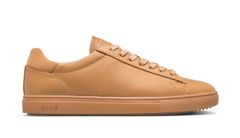 Clae Bradley Camel Brown Leather Bărbați - Adidași Clae - Maro - CL23CBR11-9 - Size: 9