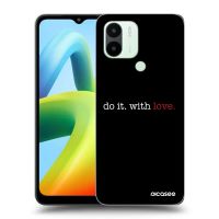 Silikónový čierny obal pre Xiaomi Redmi A2 - Do it. With love.