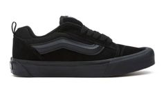 Vans Knu Skool Black - Pánske - Tenisky Vans - Čierne - VN0009QCBKA - Veľkosť: 38.5