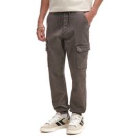 Cropp - Joggers z žepi za tovor - temno siva