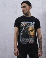 Herren T-Shirt Tupac - Retro - Black M