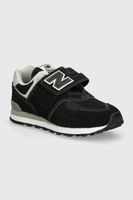 New Balance sneakers pentru copii 574 culoarea negru, PV574EVB