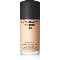 MAC Cosmetics Mini Studio Fix Fluid SPF 15 24HR Matte Foundation + Oil Control podkład matujący SPF 15 odcień NC16 15 ml