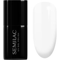 Semilac UV Hybrid Black & White géles körömlakk árnyalat 001 Strong White 7 ml