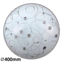 XXXL STROPNÍ SVÍTIDLO, 40/9.5/40 cm