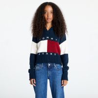 Sweter Tommy Jeans Flag Rugby Sweater Dark Night Navy S